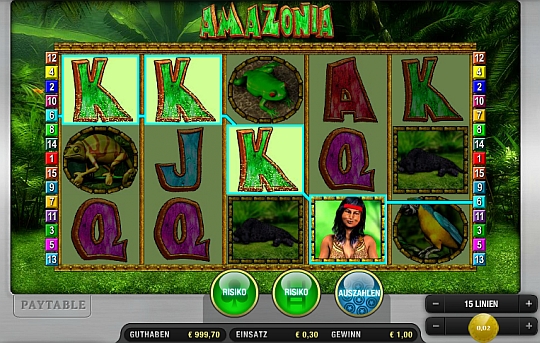 Merkur Amazonia online spielen bei Sunmaker