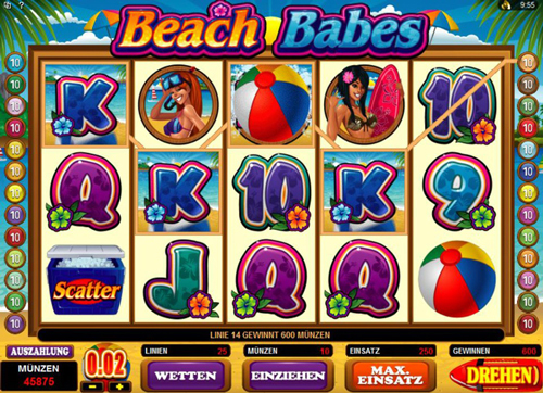 beach babes online slot im spinpalace casino