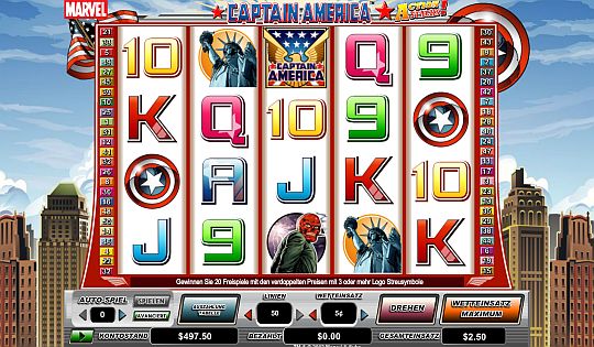 Captain America Spielautomat