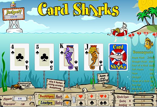 Card Sharks spielen bei Mybet