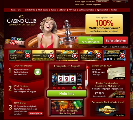 30 Euro Bonus im Casino Club