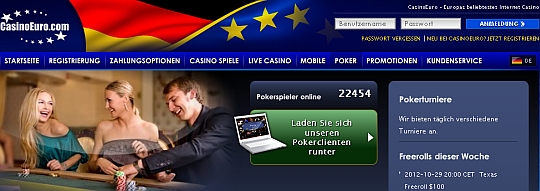 Pokern im Casino Euro