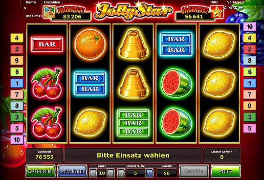 Jolly Star bei Stargames spielen