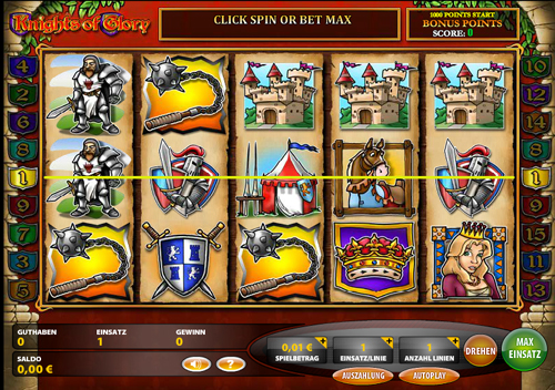 knights of glory online slot im casino club