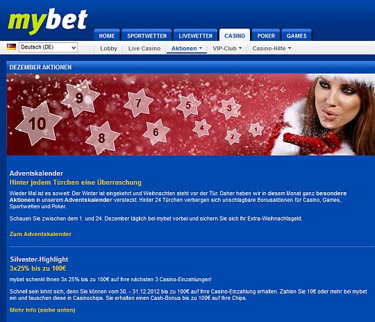 Mybet Bonus sichern