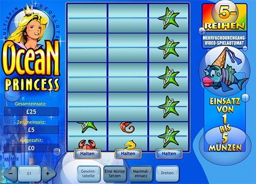 ocean princess slot im william hill online casino