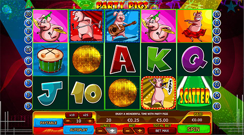 party pigs online slot im 888 casino spielen