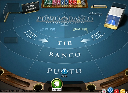 Punto Banco im Casino Euro