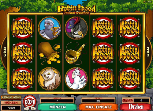 robin hood online slot im spinpalace casino