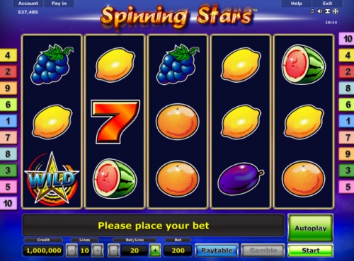 Spinning Stars online spielen