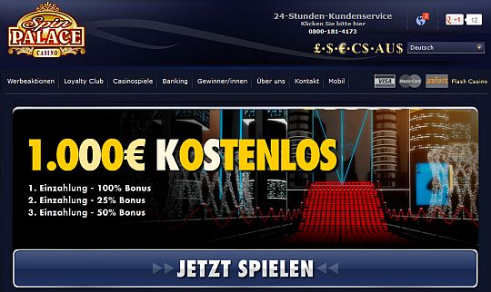 Spielen bei Spinpalace online