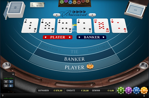 sunmaker baccarat von merkur im online casino spielen