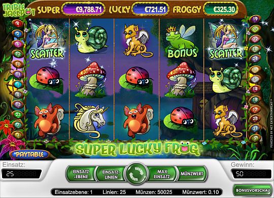 Super Lucky Frog spielen