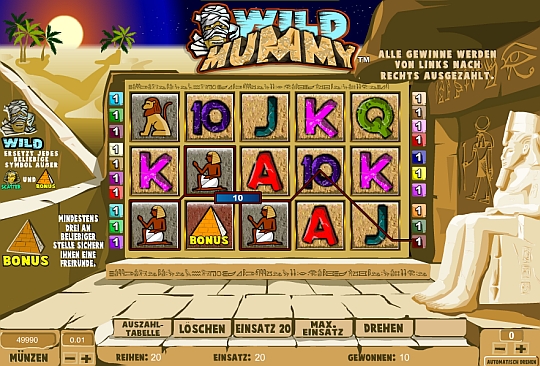 Wild Mummy online spielen